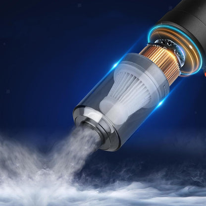 3-in-1 Portable Electric Nail Drill & Wireless Vacuum Cleaner 120W High-Power Rechargeable Dust Collector for Home & Car